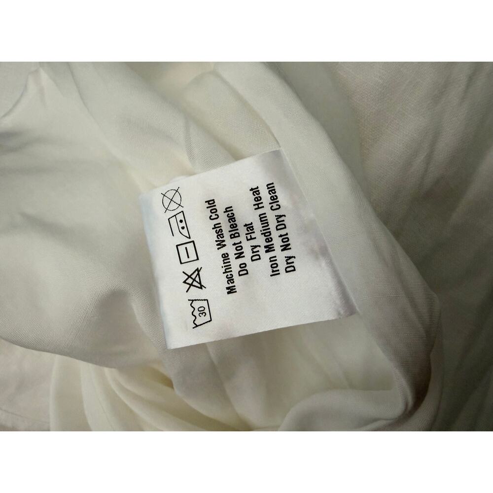 $197 New O.P.T white Casey linen dress size 6 - Picture 10 of 10